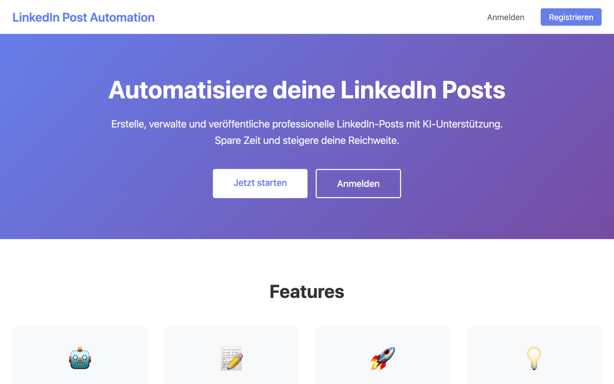 Automated Posted LinkedIn